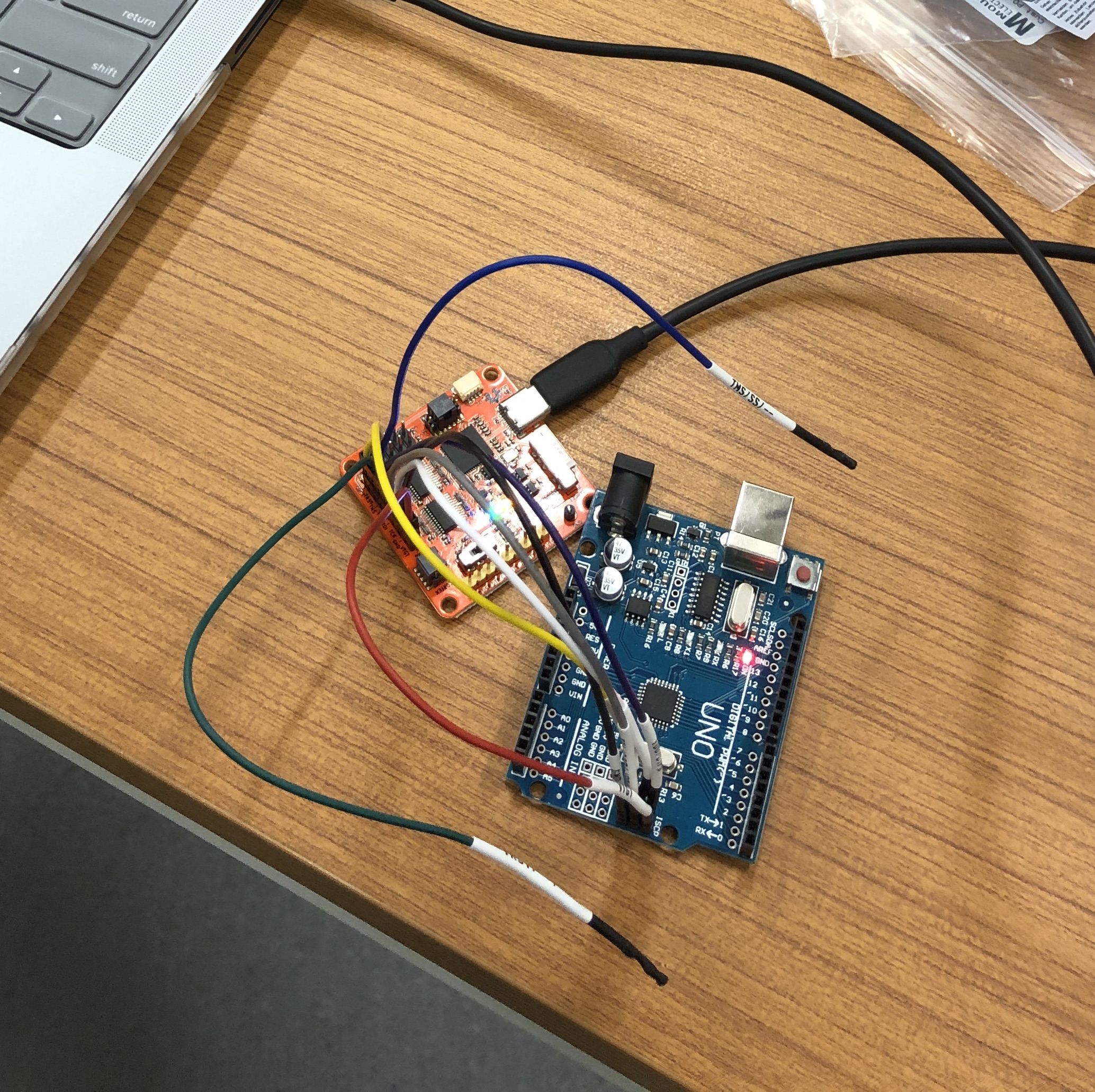 Tigard primed as ICSP to program the Arduino